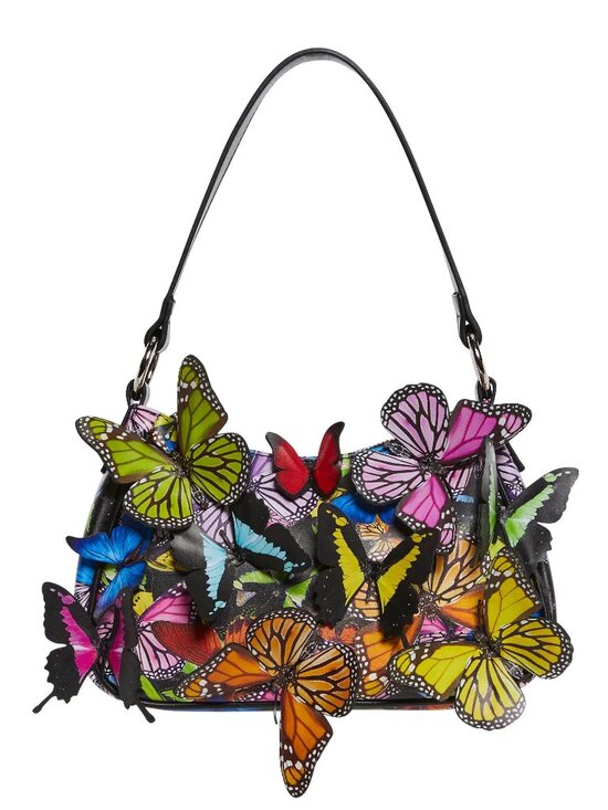 Club Exx Handbags - Butterfly Kaleidoscope Vision Shoulder Bag Purse NWT